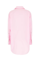 Pink poplin shirt dress -  | Wise