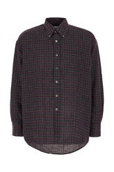 Embroidered wool blend shirt -  | Wise