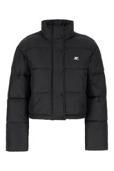 Black polyester padded jacket -  | Wise