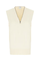 Ivory wool vest -  | Wise