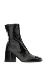 Black fabric ankle boots -  | Wise