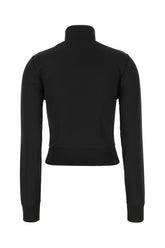 Black polyester sweatshirt -  | Wise