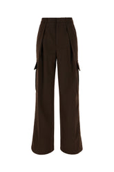 Pantalone in lana cioccolato -  | Wise