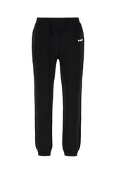 Pantalone jogging in cotone nero -  | Wise