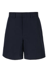 Bermuda in cotone blu notte -  | Wise