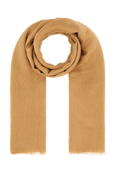 Camel silk blend scarf -  | Wise