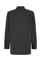 Dark grey wool shirt -  | Wise