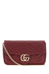 Clutch GG Marmont in pelle rosso tiziano -  | Wise