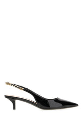 Slingback in pelle nera -  | Wise