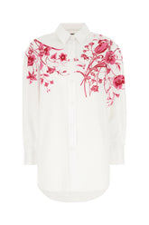 White poplin oversize shirt -  | Wise