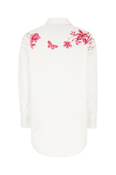 Camicia oversize in popeline bianco -  | Wise