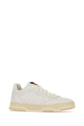 White leather Re-Web sneakers -  | Wise