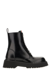 Black leather ankle boots -  | Wise