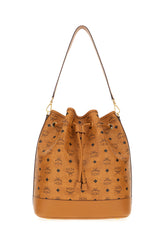 Printed synthetic leather bucket bag -  | Wise