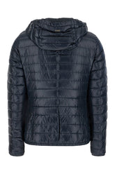 Navy blue nylon down jacket -  | Wise