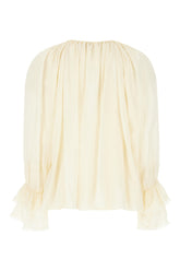 Blusa in seta crema -  | Wise