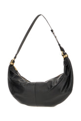 Black leather large Bracelet shoulder bag -  | Wise