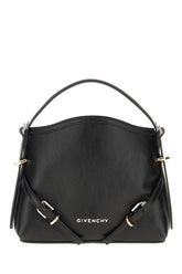 Black leather nano Voyou crossbody bag -  | Wise