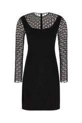 Black viscose dress -  | Wise