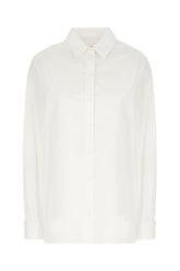 White poplin oversize shirt -  | Wise