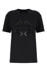 T-shirt in cotone nero -  | Wise