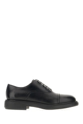 Black leather Camden lace-up shoes -  | Wise