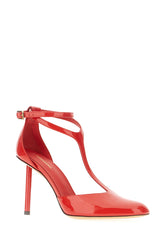 Red leather Lyssandra pumps -  | Wise