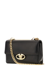 Black nappa leather VLogo crossbody bag -  | Wise