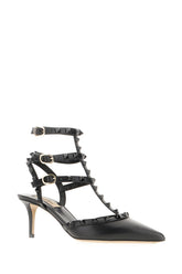 Black leather Rockstud pumps -  | Wise