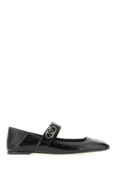 Black leather ballerinas -  | Wise