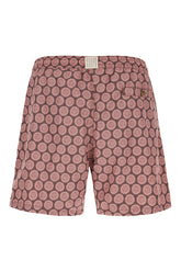 Printed polyester swimming shorts -  | Wise