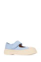 Powder blue nappa leather Mary Jane ballerinas -  | Wise