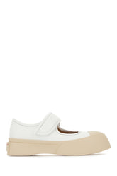 White nappa leather Mary Jane ballerinas -  | Wise