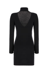 Mini abito in cashmere nero -  | Wise