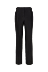 Pantalone in misto lana nero -  | Wise