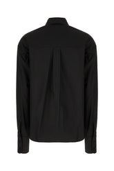 Black poplin shirt -  | Wise