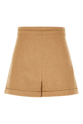 Shorts in lana cammello -  | Wise