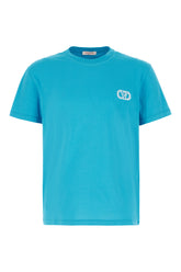 T-shirt in cotone azzurro fluo -  | Wise