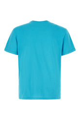 T-shirt in cotone azzurro fluo -  | Wise