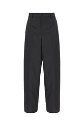 Dark grey wool pants -  | Wise