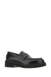 Black leather loafers -  | Wise