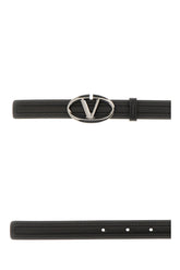 Black leather belt -  | Wise