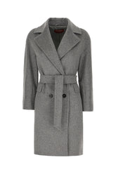 Grey cashmere blend coat -  | Wise