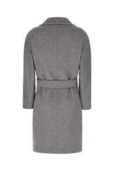 Grey cashmere blend coat -  | Wise