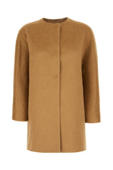 Camel wool blend coat -  | Wise