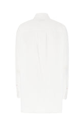 Camicia oversize in popeline bianco -  | Wise