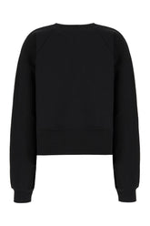 Black cotton sweatshirt -  | Wise