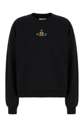 Black cotton sweatshirt -  | Wise