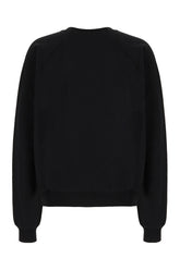 Black cotton sweatshirt -  | Wise