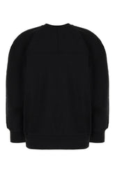 Black cotton sweatshirt -  | Wise